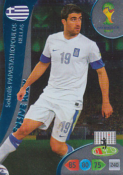 Sokratis Papastathopoulos Greece Panini 2014 World Cup Defensive Rock #372